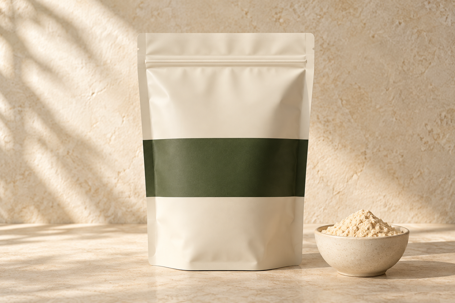 Illustrative packaging for Plant Protein Blend