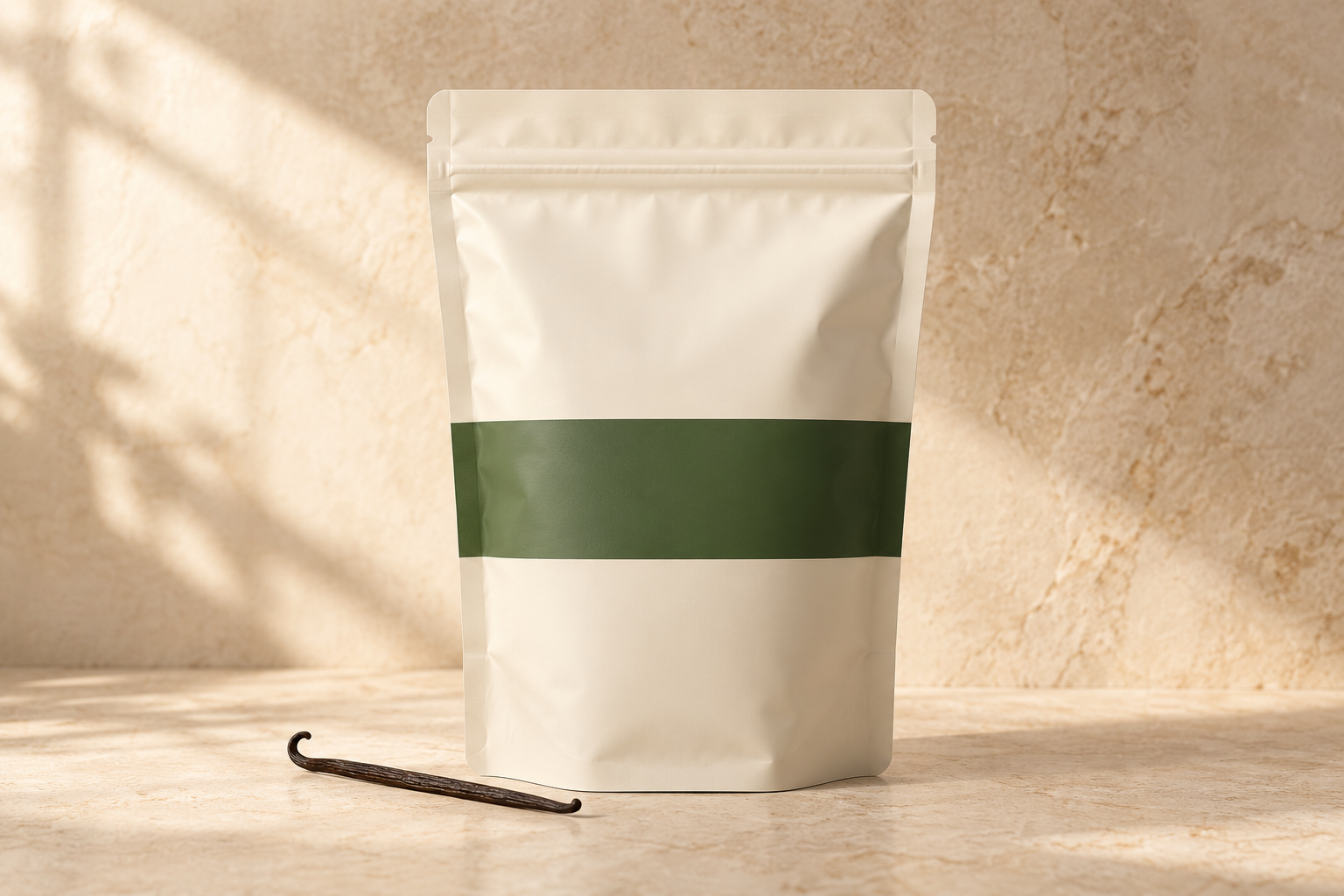 Illustrative packaging for Vanilla Whey Protein